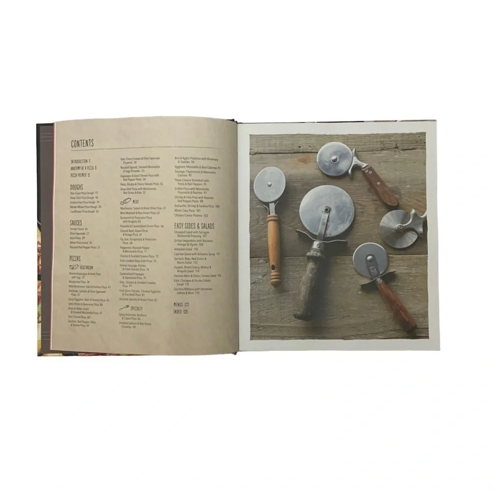 Willams Sonoma Pizza Night Cookbook Hardcover Classics to Low Carb Gluten Free